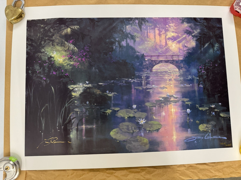 James Coleman “Bridge Over Silent Water” Signed Limited Edition Lithograph gallery