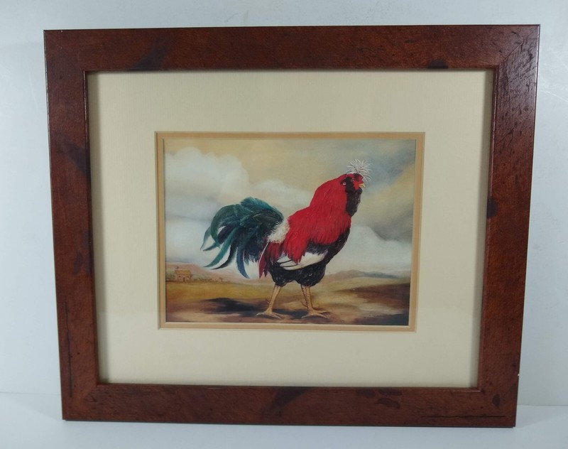 Alexandra Churchill “Big Red” Art in Motion Wood Frame 15″ x 12 1/2″