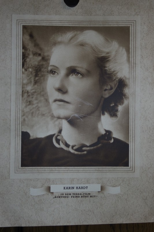 Karin Hardt--Poster-Plakat- In dem Terra Film -Feind hört mit - 26,5 x 37,0 --