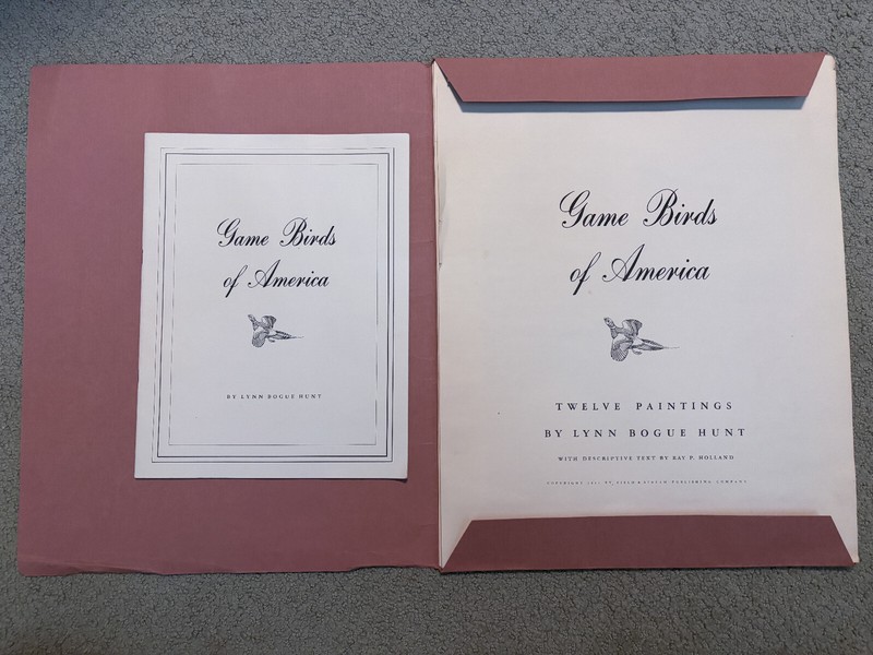 Lynn Bogue Hunt - Game Bird Painting Print Set (12 of 12) - w/ Guide Book - 1944 gallery