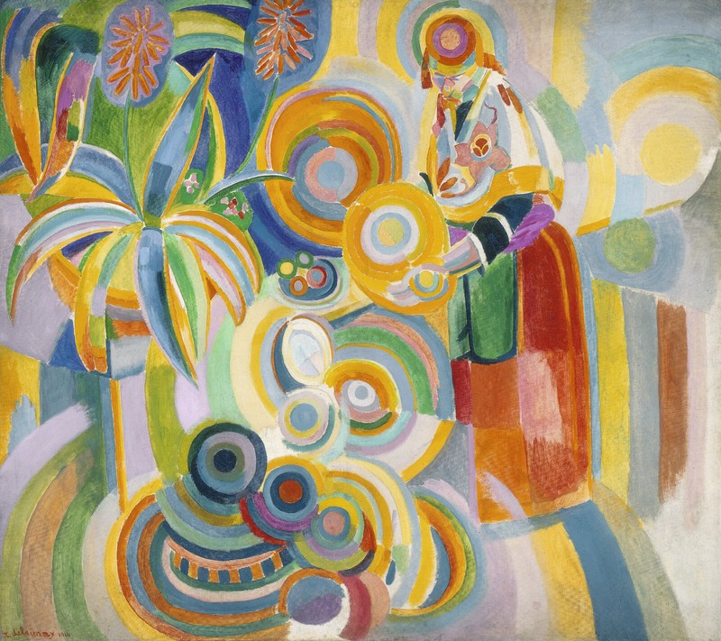 Robert Delaunay: Portuguese Woman 22×30 Archival Quality Fine Art Print