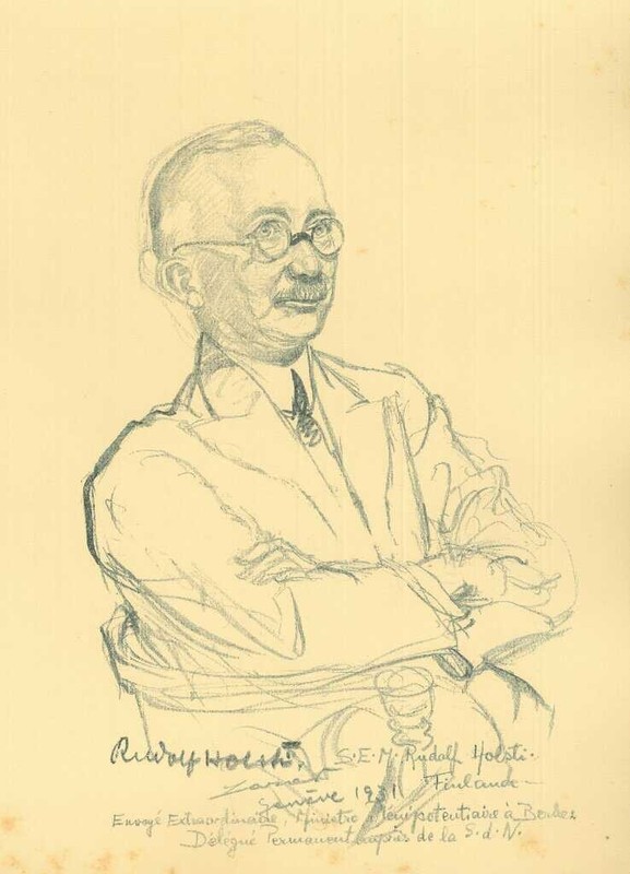 Portrait of Eino Rudolf Woldemar Holsti
