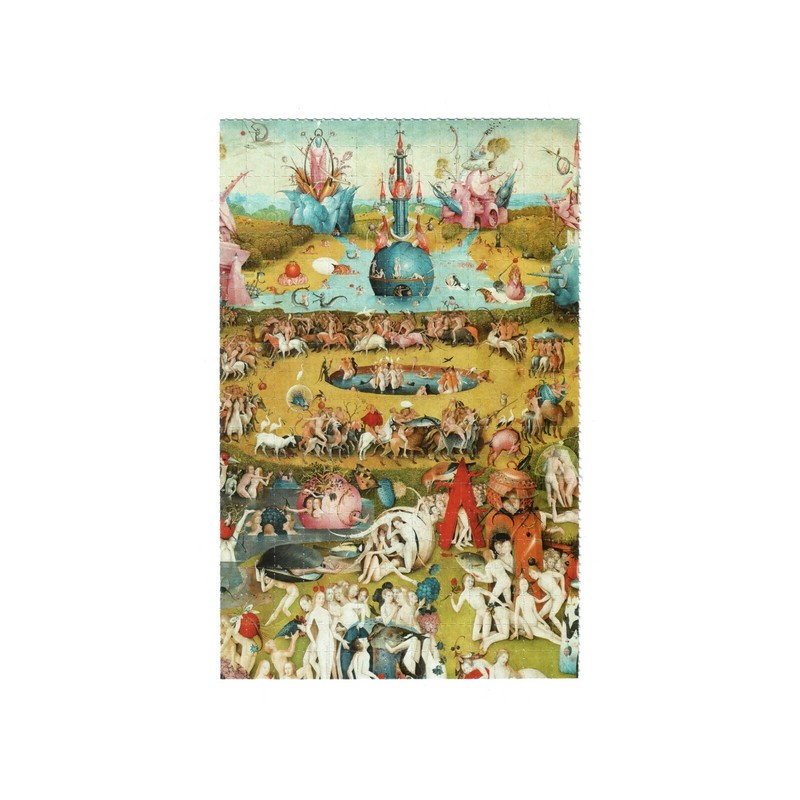 Bosch Garden of Earthly Delights, LSD Blotter Art, 13 x 20 cm
