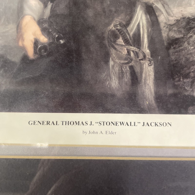 Framed Print General ‘Stonewall Jackson’ 14.5x17.5” gallery
