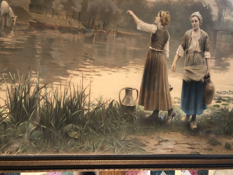 PARIS FRAMED Photogravure Print D.R. Knight 1900s CR 1893 2 Lady’s Renaissance gallery
