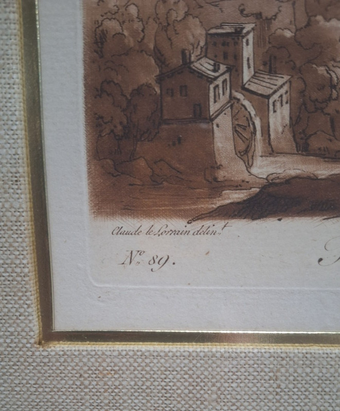 Claude Lorrain Earlom Engraving Plate 89 Liber Veritatis c.1776 Antique Print gallery