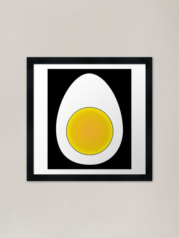 Deviled Egg Halloween Costume Shirt Framed Wall Art Poster Canvas Print Picture