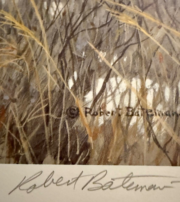 Bateman Robert BULL MOOSE Signed And Numbered # 37/950 gallery