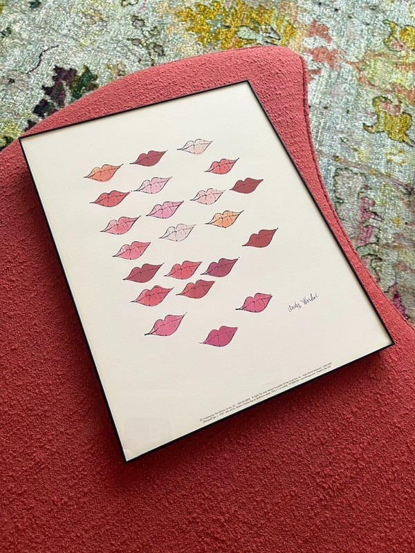 Andy Warhol (Stamped) Lips, 1959 - Offset Lithograph Signed in Plate gallery