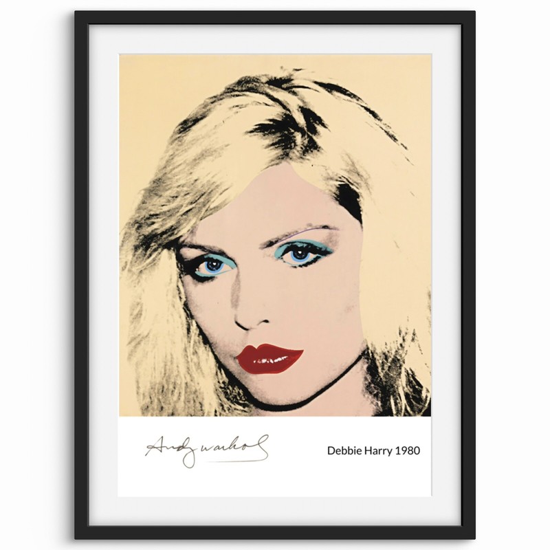Andy Warhol – Debbie Harry 1980 Signed Print, Size A3.