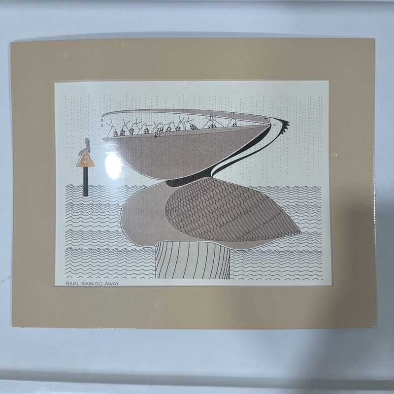 Ikki Matsumoto “Rain Rain Go Away” Sealed Print 14”x11”