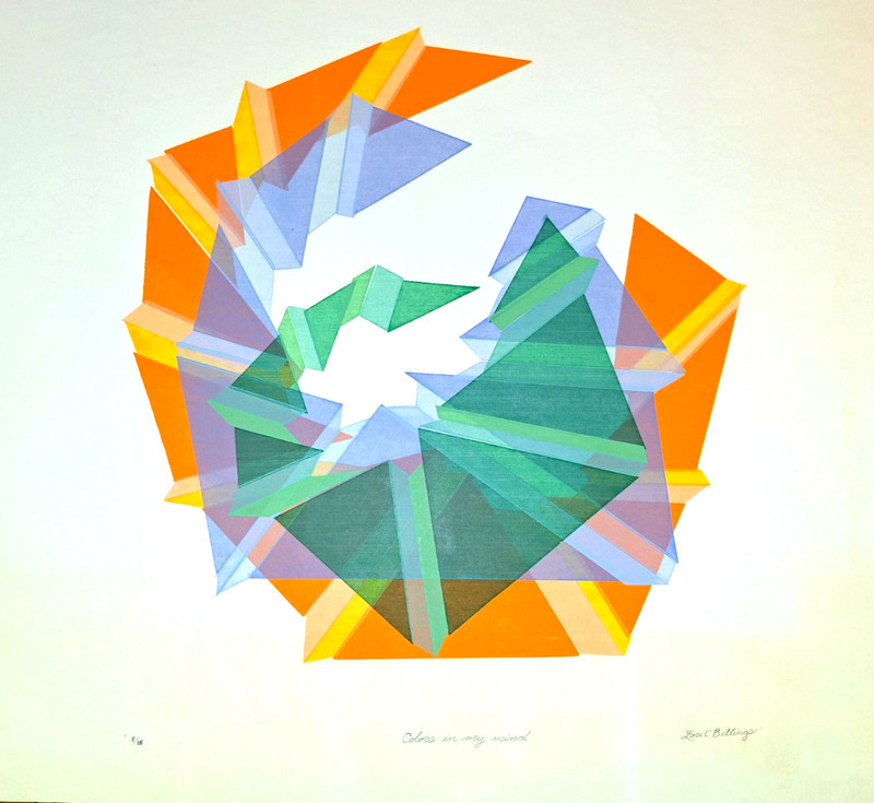 Original Numbered Serigraph 1980 Signed 8/15 Silkscreen Fine Art Print