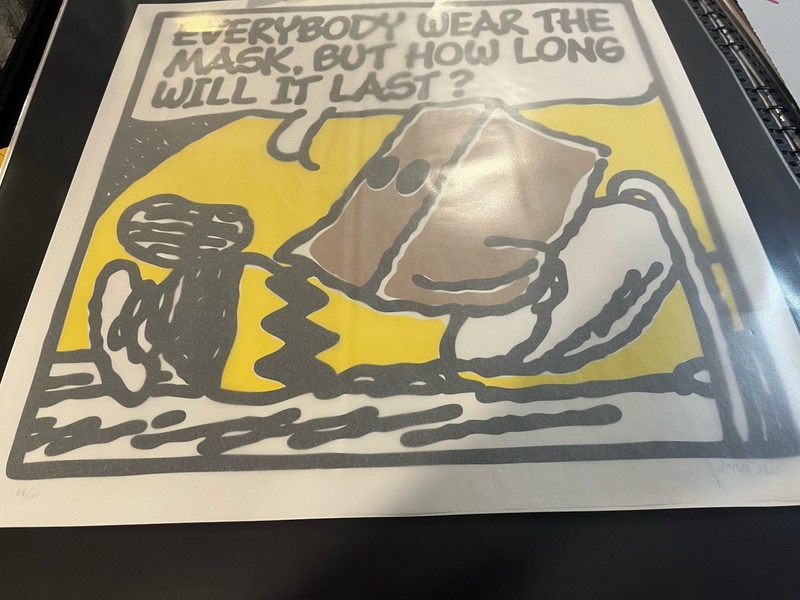 Mark Drew ‘Everybody Wear The Mask’ (Fugees) Signed & Numbered (X/100) 20x20” gallery