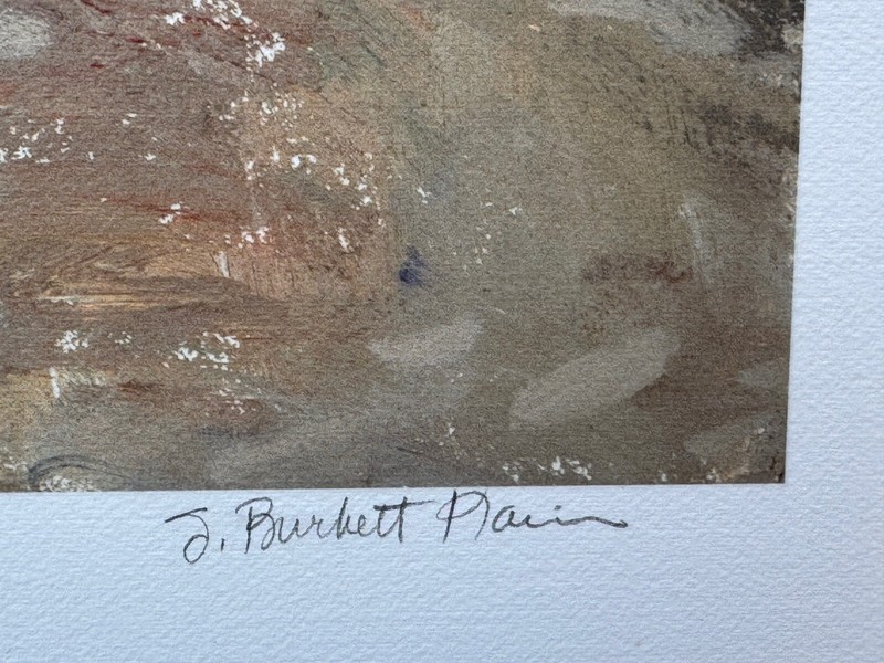 SHARON BURKETT KAISER SEASCAPE LITHOGRAPH PENCIL SIGNED ARCHES PAPER COA 65/195 gallery
