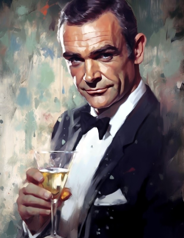 «James Bond 6» 8.5×11 Fine Art Print Limited to Only 20 Hand-Numbered Copies