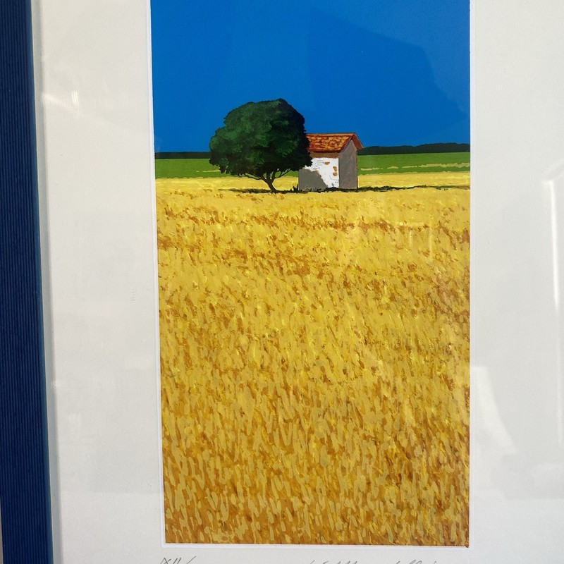 Listed Artist Gio Mondelli Signed Serigraph Pomeriggio d'estate Italian COA gallery