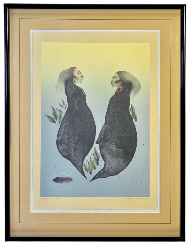 Frank Howell “Genesis” Limited Edition Hand-Colored Lithograph, 1983 — S/N