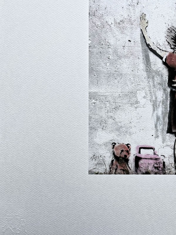 BANKSY - Stop and Search - numbered edition 84/150, 70x50 cm (27,6x19,7 in) gallery