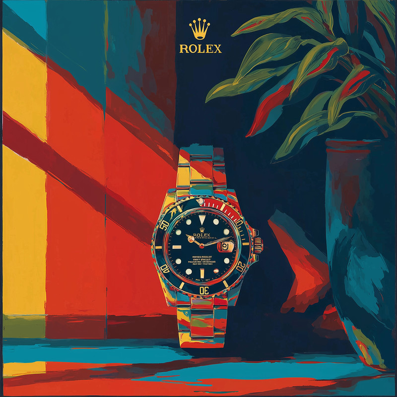 Rolex Watch Pop Art 24×24 Giclée Art Print Ltd 1/25 Signed COA Rombley Y26