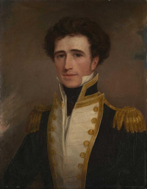 1800s Antique Maritime Man Painting Reproduction Giclee Print Fine Art Paper
