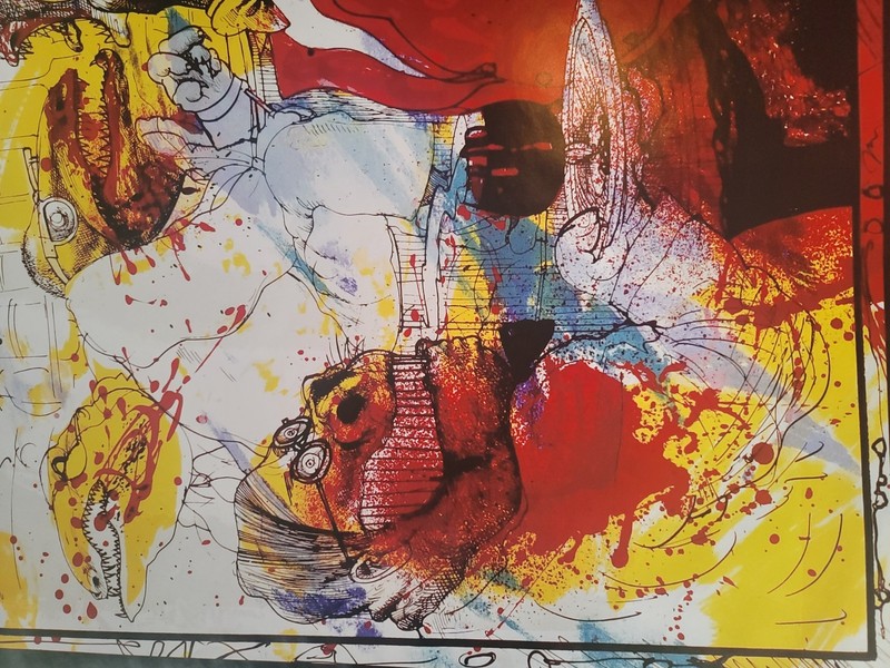 Ralph Steadman Rare Lizard Lounge Color Poster Fear And Loathing In Las Vagas gallery
