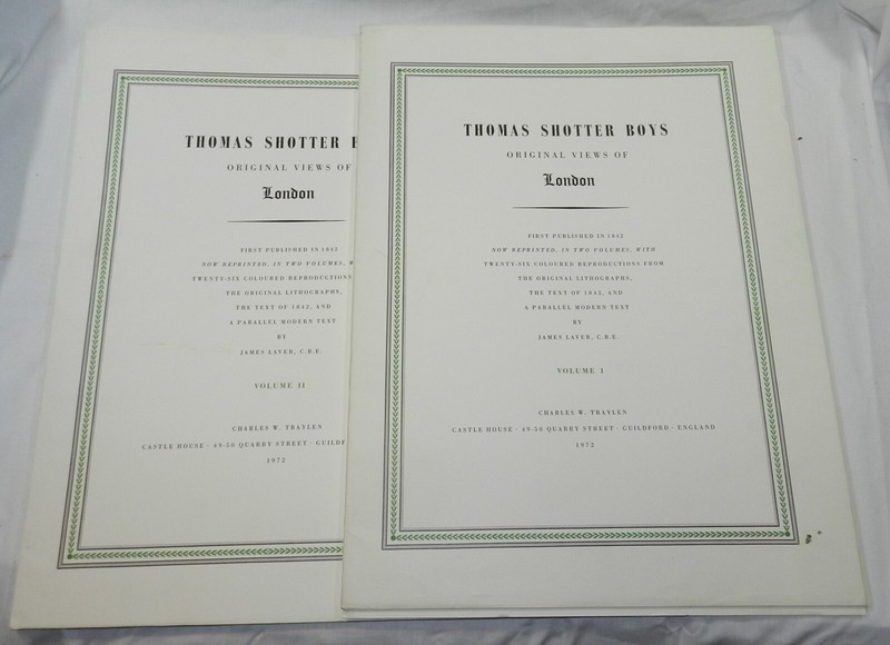 1972 reprints of the Thomas Shotter Boys Original Views of London – 25 prints