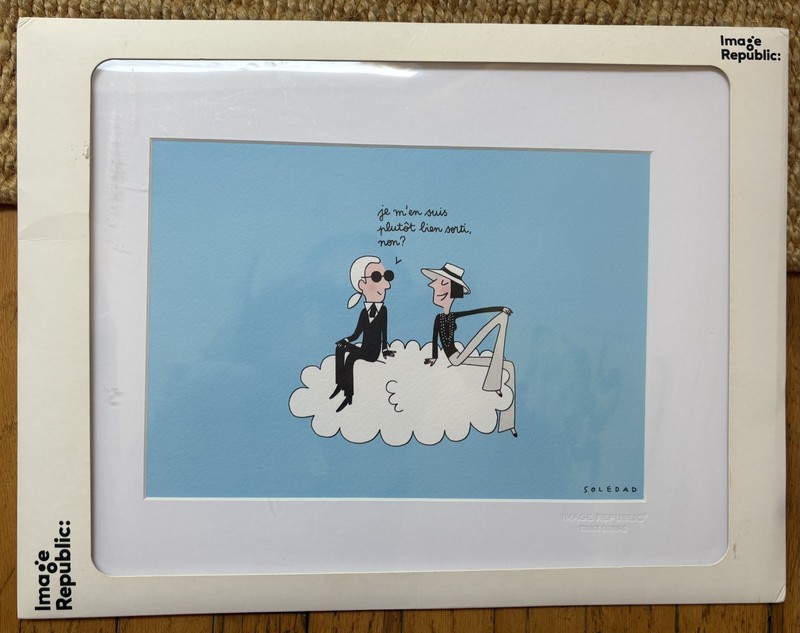Image Republic Karl Soledad Print 2021 Karl Lagerfeld & Coco Chanel 30x40cm