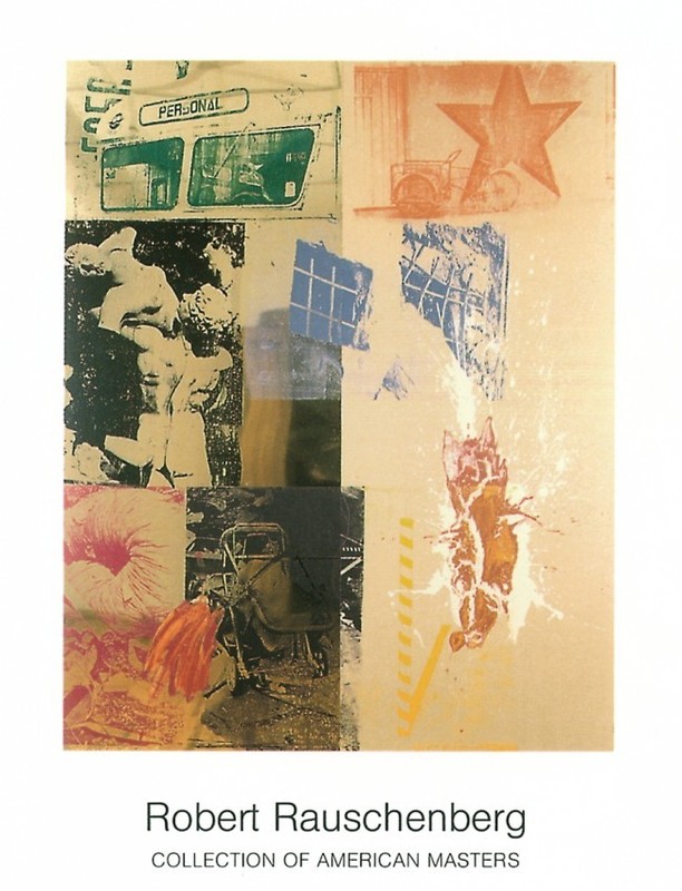 Robert Rauschenberg – Favor Rites Art Print 1999 Abstract Pop Poster 35.5×27.5