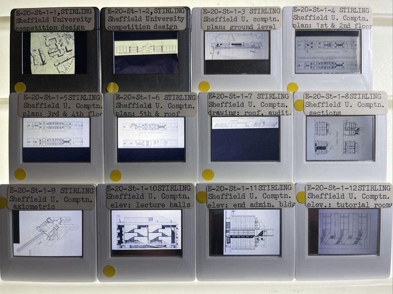 James Stirling Sheffield University England 12 35mm British Architectural Slides