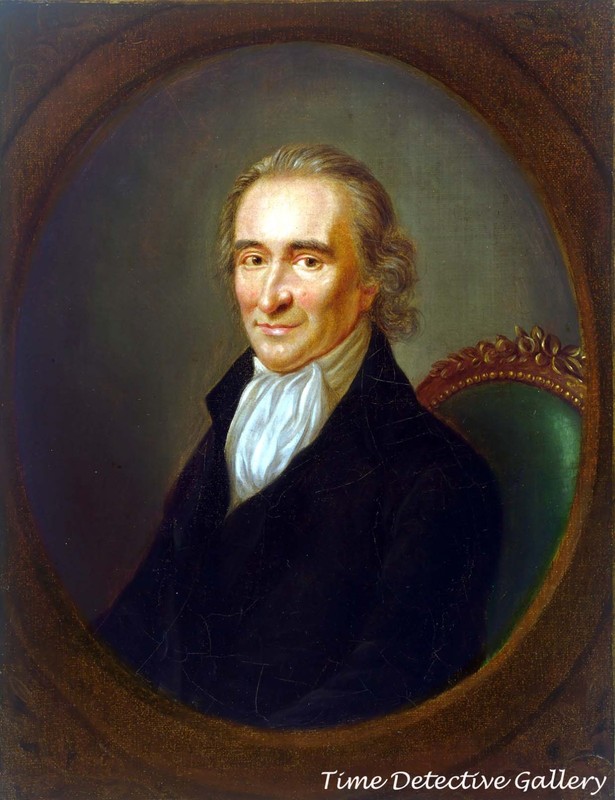 American Founding Father Thomas Paine – Revolutionary War Art Print