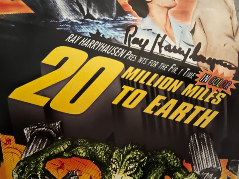 Ray Harryhausen "WAR OF THE WORLDS" Signed Limited Edition Print + bonus print gallery