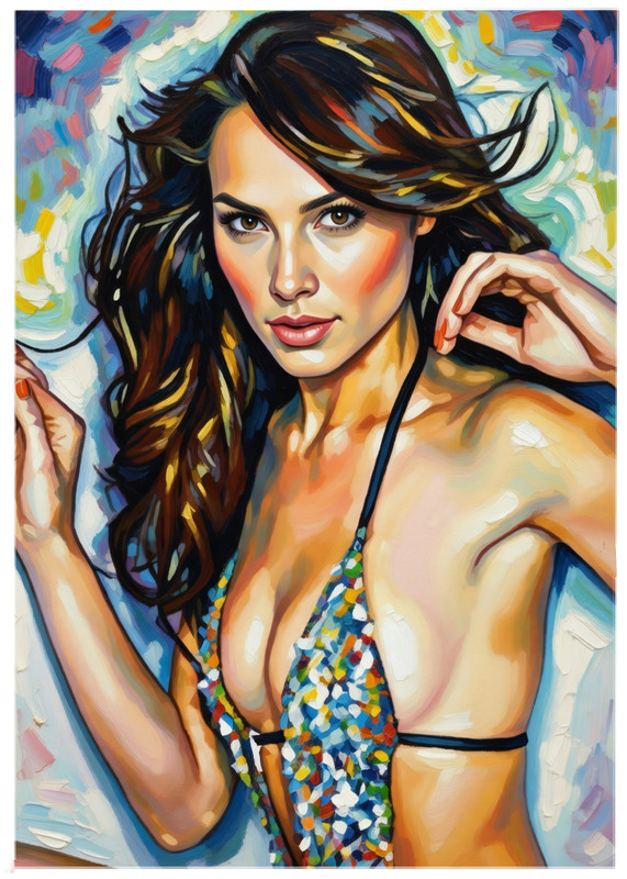 GAL GADOT * Fun Novelty * CELEBRITY * Art Card * ATC ACEO