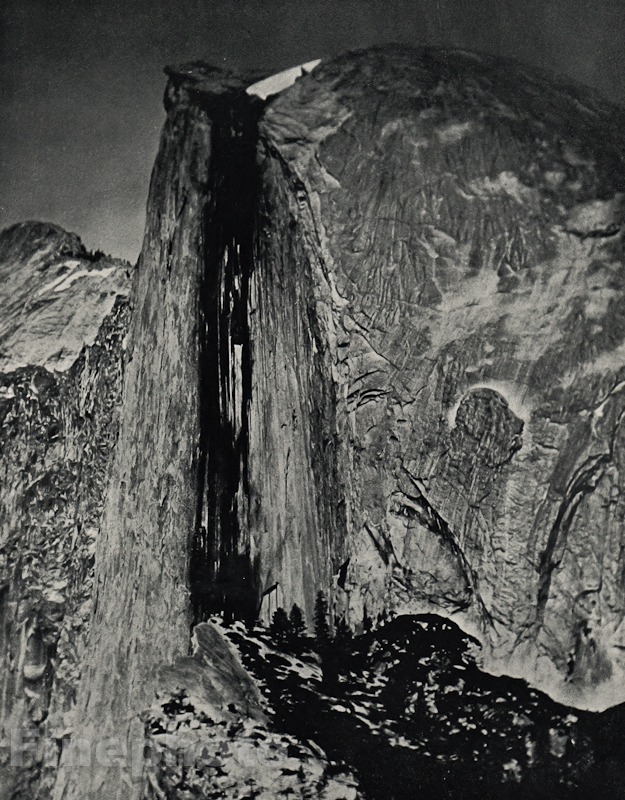 1911/66 Vintage HALF DOME YOSEMITE Mountain ALVIN LANGDON COBURN Photo Art 12×16