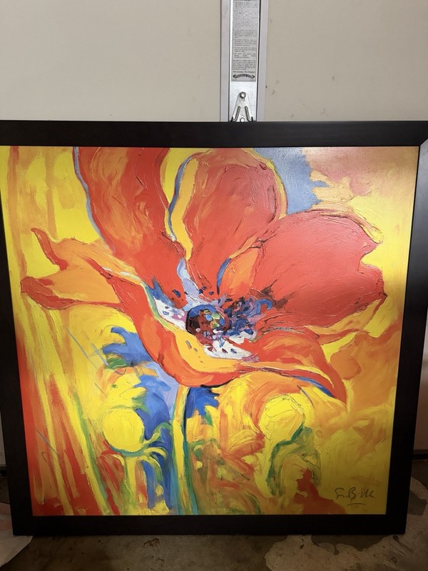 Master Print Canvas With Glicée- Artist Simon Bull- Awakening summer Breeze