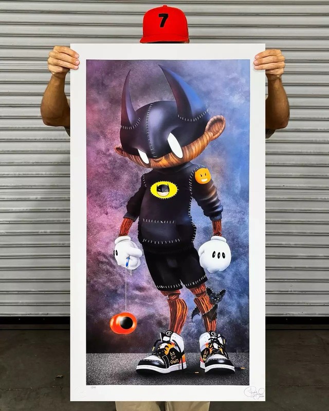 Matt Crawford Anti-H3ro Yoyo 44 X 24in Art Print 2023 Ed/99 Extremely Rare.