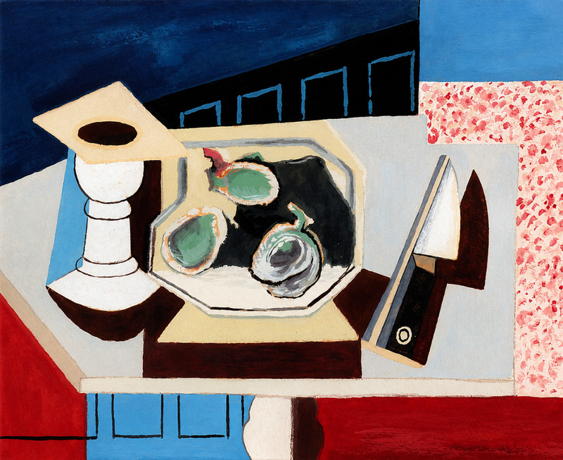 Louis Marcoussis Still Life with Pomegranates 1925 Cubist Print 17″x22″