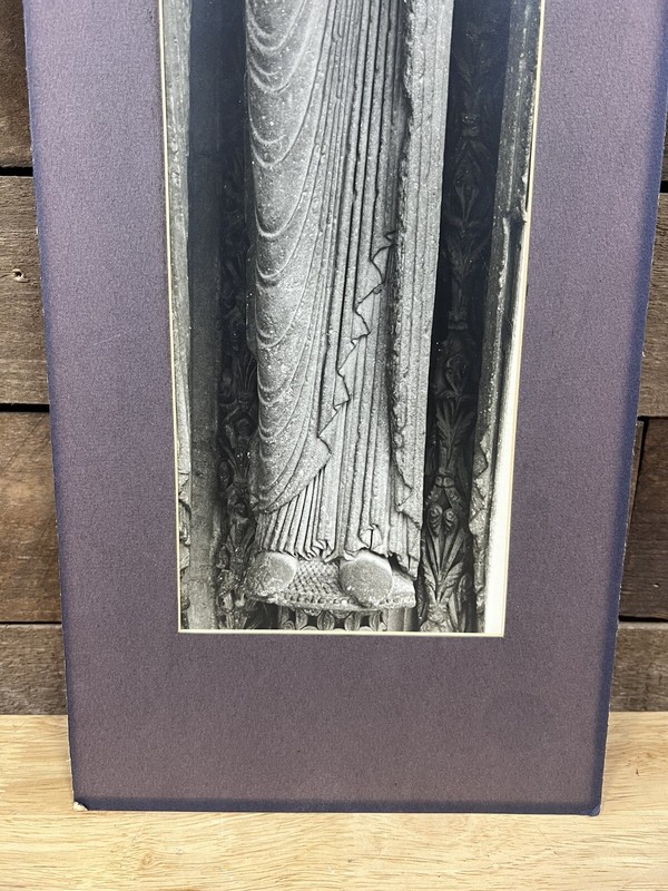Vintage Cardboard Framed Print Of “Le Mans” Statue gallery