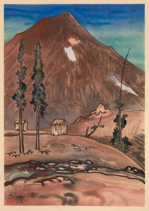 Ruin Of Old Tioga Mine By Chiura Obata Quality Print – Frame Me
