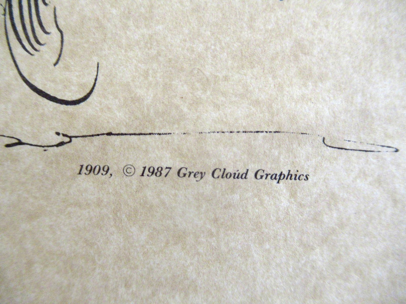 "THE DEBUTANTE" ~ (GIBSON GIRL) ~ ** 1909 PEN-AND-INK SKETCH - (11" X 14") ** gallery
