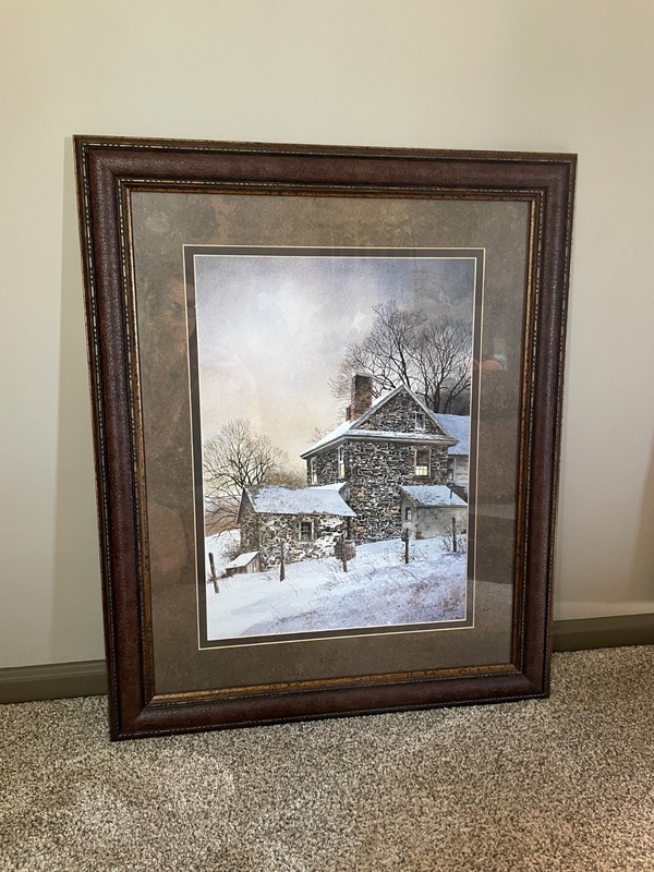 Daybreak - Ray Hendershot - Print in Ornate Frame - Excellent Condition gallery