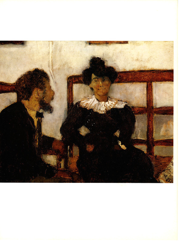 1968 Vintage Print Plate Edouard Vuillard Painting Alfred Natanson and His Wife