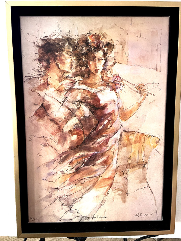 🔥 Gary Benfield «Heavenly Dance» Framed Giclee on Canvas Signed Limited