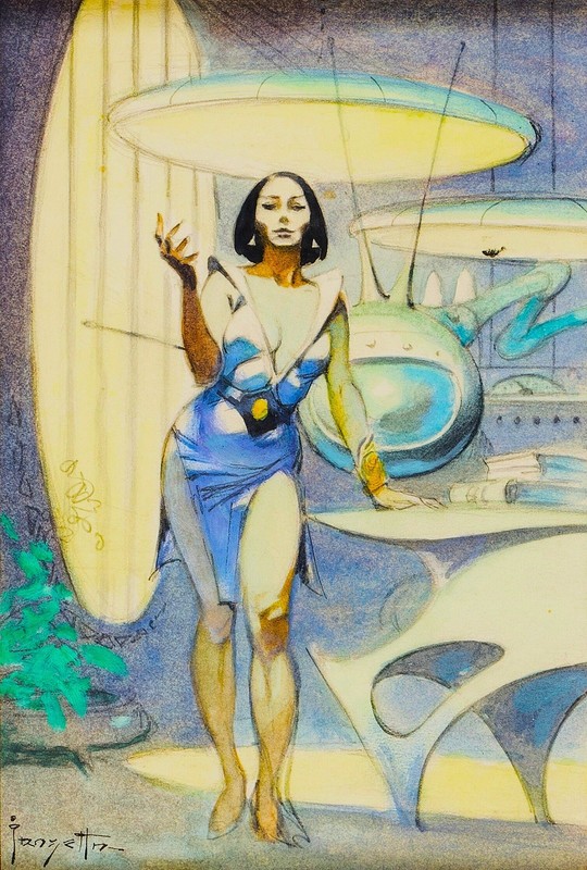 FRANK FRAZETTA DEINA DRAWINGS, ELEMENTS 9x11 O.O.A.K. 1970s PHOTSTATS, NEW, MINT gallery