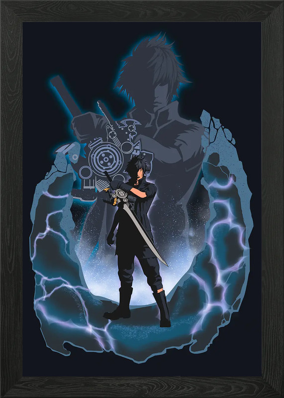 Noctis Lucis Caelum final fantasy Framed Wall Art Poster Canvas Print Picture
