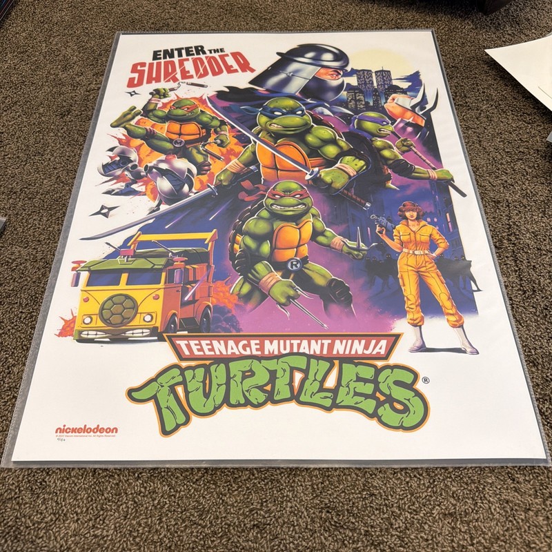 Enter The Shredder teenage Mutant Ninja Turtles 4/140 18×24 Tom Walker Mondo