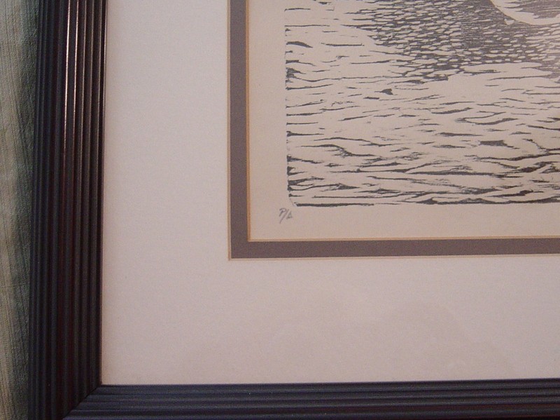 Mexican Original Artist Proof, signed, 1986, Print by Fernando Olivera Oaxaca gallery