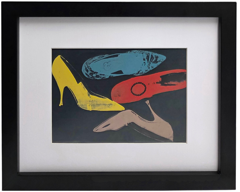 ANDY WARHOL Diamond Dust Shoes Framed Pop Art Contemporary Modern Art Print