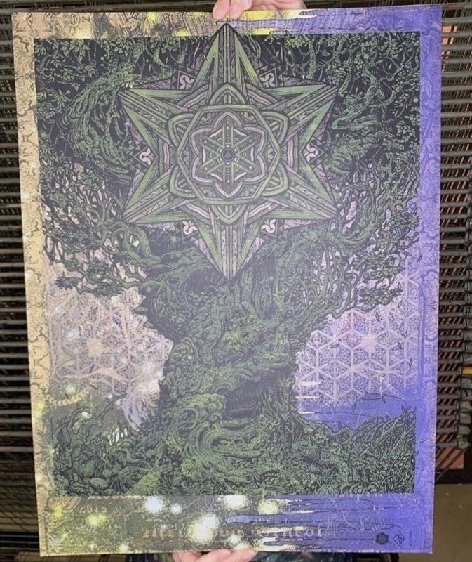 RICHEY BECKETT Thomas Hooper Aaron Turner 18x24" One-Of-A-Kind Test Print Poster gallery