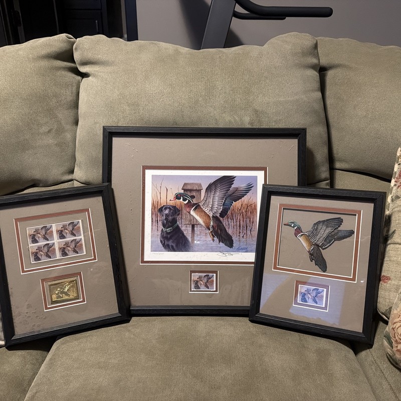 2004 DUCKS UNLIMITED STAMP PRINT SET!
