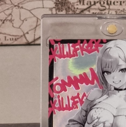 Marin Kitagawa Holo 1 of 1 in Magnetic case & stand Custom Spicy Waifu 2.5X3.5